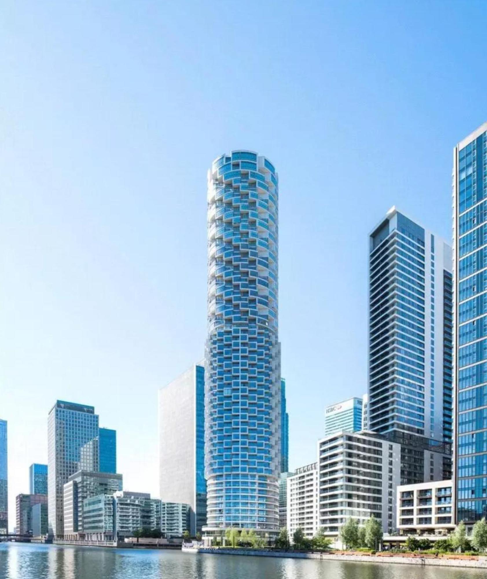 Two Bedrooms Penthouse One Park Drive, Canary Wharf ลอนดอน ภายนอก รูปภาพ