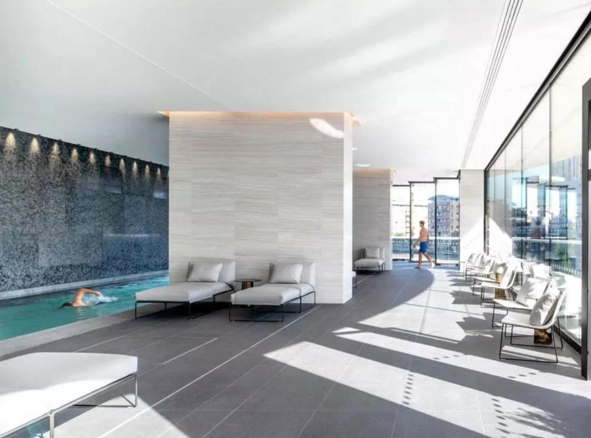 Two Bedrooms Penthouse One Park Drive, Canary Wharf ลอนดอน ภายนอก รูปภาพ