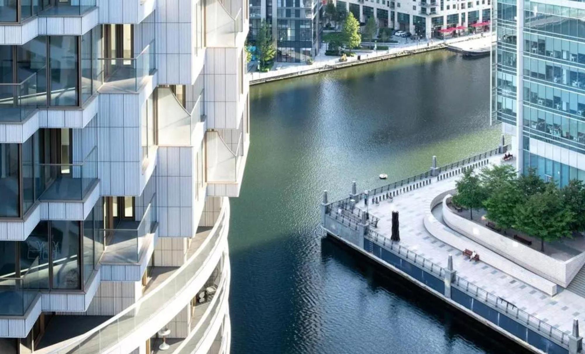 Two Bedrooms Penthouse One Park Drive, Canary Wharf ลอนดอน ภายนอก รูปภาพ